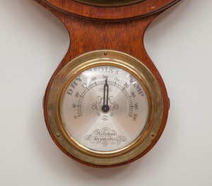 Modern English Banjo Barometer / Thermometer, by Salem