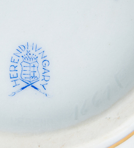Group of Herend Pink Porcelain Part Tea Service