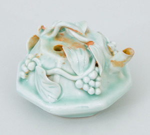 Four Chinese Glazed Porcelain Water Droppers