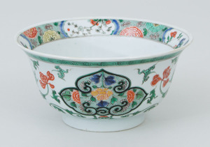 Chinese Famille Verte Porcelain Bowl