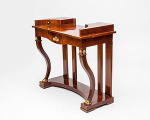 Danish Neoclassical Style Gilt-Metal-Mounted Mahogany Dressing Table