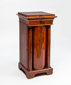 Danish Neoclassical Mahogany Pot Cabinet