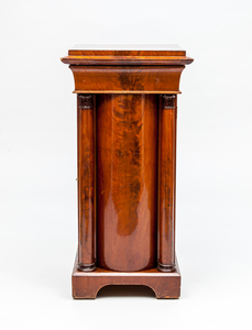 Danish Neoclassical Mahogany Pot Cabinet