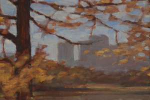 Attributed to Daisy Craddock (b. 1949): Autumn in Central Park