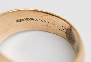 10K Gold and Sard Intaglio Ring