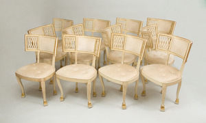 Syrie Maugham (Attribution), Twelve Side Chairs