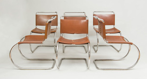 Mies van der Rohe / Knoll International, Six 'MR' Side Chairs