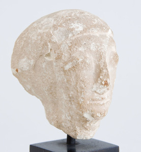 EGYPTIAN PLASTER HEAD OF A PHARAOH