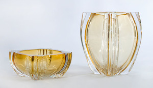 Barbini / Murano, Vase and Bowl