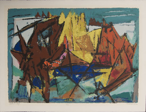 Marcel Janco (1895-1984): Creation la Monde; Le Balcon; and Mountains in Negev