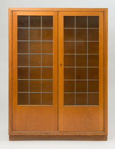 German Art Deco Two-Door Bookcase