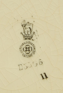THREE ROYAL DOULTON TRANSFER-PRINTED PLATES, ILLUSTRATED FROM CHARLES CROMBIE'S RULES OF GOLF