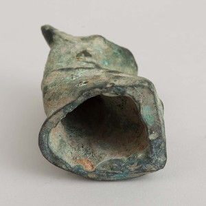 EGYPTIAN STYLE BRONZE BUST OF A CAT WITH MEDALLION