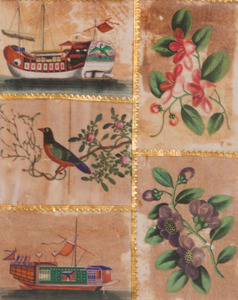 Five Chinese Export Paintings on Pith Paper