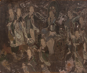 Chinese School: Group of Male and Female Deities