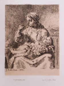 JEAN-FRANÇOIS MILLET (1814-1875): LA BOUILLIE