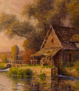 LOUIS ASTON KNIGHT (1873-1948): A NORMANDY MILL