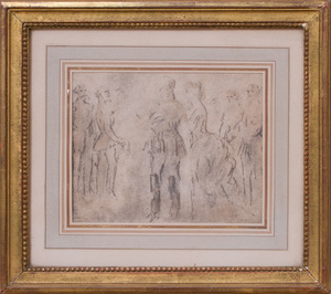CONSTANTIN GUYS (1802-1892): FIGURAL GROUP
