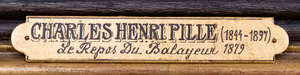 CHARLES-HENRI PILLE (1844-1897): LE REPOS DU BALAYEUR