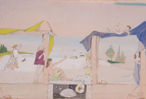 MARCEL VERTÈS (1895-1961): BEACH SCENE