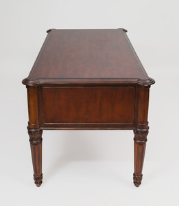 Regency Style Mahogany Desk, of Recent Manufacture