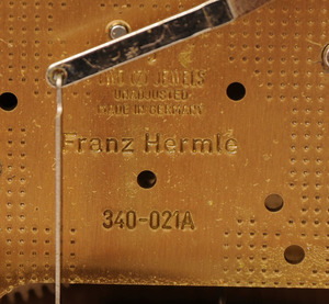 Franz Mermte Oak Mantel Clock, in the Georgian Style