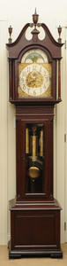 George III Style Mahogany Longcase Clock