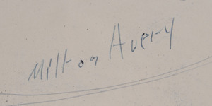 MILTON AVERY (1885-1965): STUDY OF RECLINING NUDES