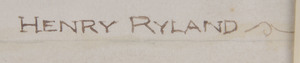HENRY RYLAND (1856-1924): A PEEK INTO THE GARDEN