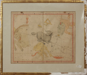 19th Century School: Andromeda Persens Triangulum; Libra; Aries; and Ophiuchis and Serpens