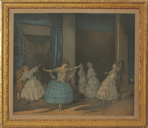 After Richard Ranft (1862-1931): At the Ballet