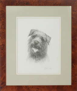 Nellie W. Fink: Portrait of a Dog; and Portrait of a Dog