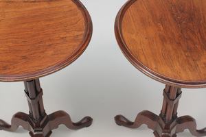 Pair of George III Style Rosewood Wine Tables