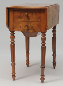 Victorian Walnut Pembroke Style Side Table