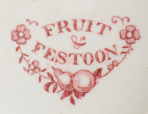 EIGHT STAFFORDSHIRE RED TRANSFER-PRINTED ARTICLES