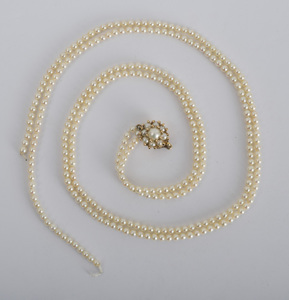 Seed Pearl Double-Strand Necklace