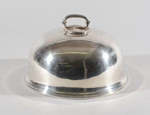 English Silver-Plated Meat Dish Cover