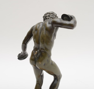 GRAND TOUR FIGURE THE DANCING FAUN, AFTER THE ANTIQUE