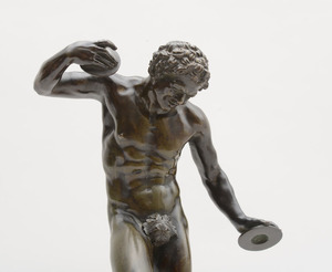 GRAND TOUR FIGURE THE DANCING FAUN, AFTER THE ANTIQUE