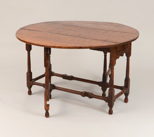 William and Mary Walnut Gate-Leg Table