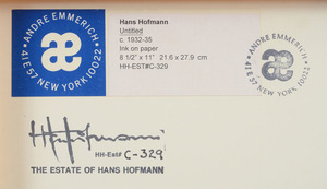 HANS HOFMANN (1880-1966): UNTITLED
