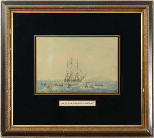 AFTER WILLIAM JOHN HUGGINS (1781-1845): SOUTH SEA WHALE FISHERY
