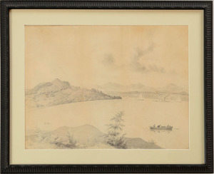 EDWIN WHITEFIELD (1816-1892): VIEW OF THE HUDSON RIVER