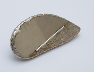 CONTINENTAL SILVER-MOUNTED SHELL BOX