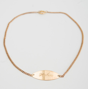 14k Yellow Gold Ankle Bracelet