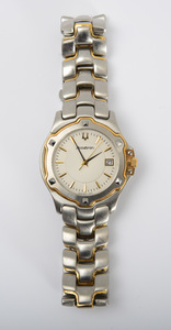 Accutron Steel and 18k Gold Ladies Wristwatch