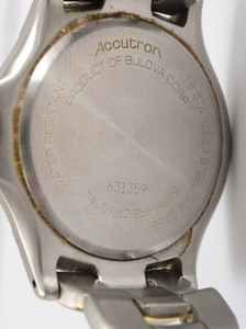 Accutron Steel and 18k Gold Ladies Wristwatch