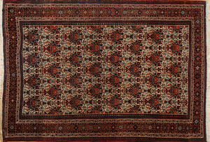 Northwest Persian Ivory-Ground Carpet