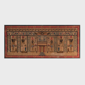 Two Egyptian Cotton Grand Tour Tapestries