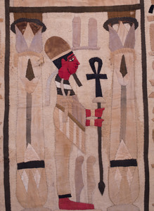 Two Egyptian Cotton Grand Tour Tapestries